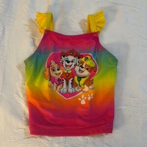 Paw Patrol Red and Orange Swim Camisole